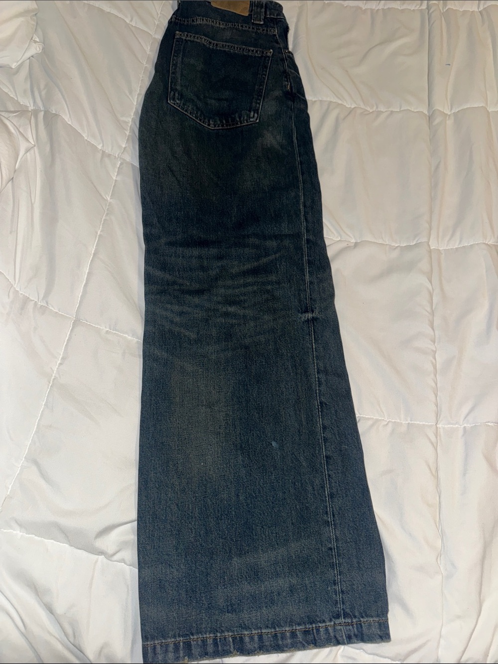 Cotton On Women's Straight Leg Jeans in Dark Blue
